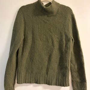 Green Turtleneck Sweater